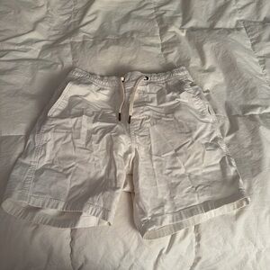 Hollister Men's Cream Athletic Shorts